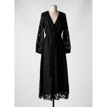 LILIE PLUS - Robe longue noir en polyester - Femme - Taille 40 - Modz