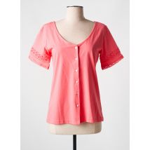 SEASON - Chemisier rose en coton - Femme - Taille 40 - Modz
