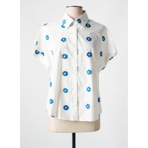 BY ONE - Chemisier bleu en coton - Femme - Taille 36 - Modz