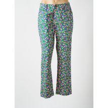 PRINCESSE NOMADE - Pantalon droit vert en coton - Femme - Taille 44 - Modz