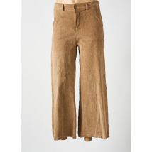 INTUITION - Pantalon 7/8 marron en coton - Femme - Taille 38 - Modz