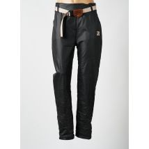 MINA ROSA - Pantalon droit noir en viscose - Femme - Taille TU - Modz