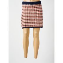 COMPAÑIA FANTASTICA - Jupe courte bleu en acrylique - Femme - Taille 36 - Modz