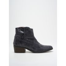 W STYLE - Bottines/Boots gris en cuir - Femme - Taille 39 - Modz