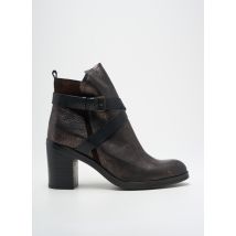 CREATION OF MINDS - Bottines/Boots marron en cuir - Femme - Taille 40 - Modz