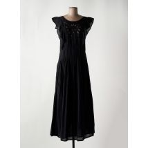 LOUIZON - Robe longue noir en coton - Femme - Taille 36 - Modz