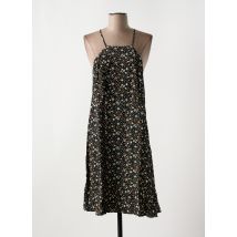 PEPE JEANS - Robe mi-longue noir en viscose - Femme - Taille 40 - Modz