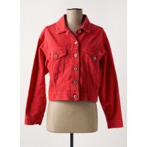 PEPE JEANS - Veste casual rouge en coton - Femme - Taille 34 - Modz