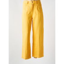 LABDIP - Jeans coupe droite jaune en coton - Femme - Taille W27 - Modz