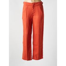 LABDIP - Pantalon large orange en lyocell - Femme - Taille 36 - Modz