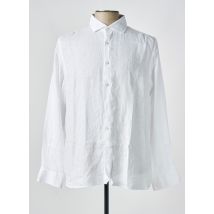 DSTREZZED - Chemise manches longues blanc en lin - Homme - Taille XL - Modz