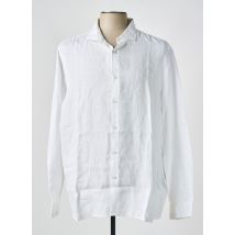 DSTREZZED - Chemise manches longues blanc en lin - Homme - Taille XXL - Modz