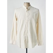 PEPE JEANS - Chemise manches longues beige en coton - Homme - Taille L - Modz