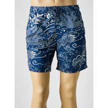 SUPERDRY - Short de bain bleu en polyester - Homme - Taille M - Modz