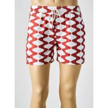 OAS COMPANY - Short de bain orange en polyester - Homme - Taille L - Modz