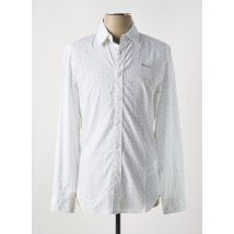 PEPE JEANS - Chemise manches longues blanc en coton - Homme - Taille M - Modz