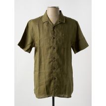 DSTREZZED - Chemise manches courtes vert en lin - Homme - Taille M - Modz