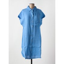 LE BOUDOIR D'EDOUARD - Robe mi-longue bleu clair en lin - Femme - Taille 44 - Modz