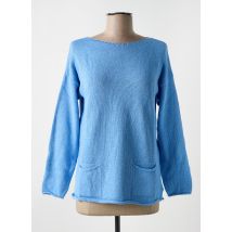 LE BOUDOIR D'EDOUARD - Pull bleu en coton - Femme - Taille 40 - Modz