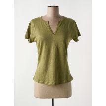 LE BOUDOIR D'EDOUARD - T-shirt vert en lin - Femme - Taille 36 - Modz