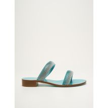EDDICUOMO - Mules/Sabots bleu en autre matiere - Femme - Taille 38 - Modz