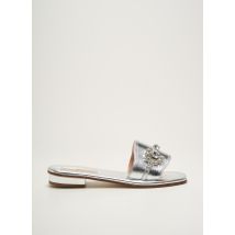 MODA POSITANO - Mules/Sabots argent en cuir - Femme - Taille 37 - Modz