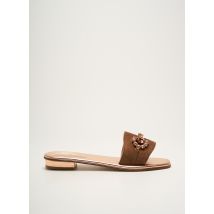 MODA POSITANO - Mules/Sabots marron en cuir - Femme - Taille 40 - Modz