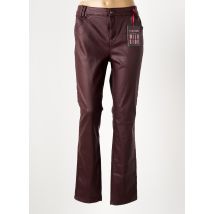 STREET ONE - Pantalon slim rouge en viscose - Femme - Taille 46 - Modz