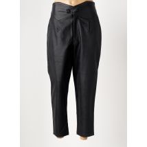 BSB - Pantalon chino noir en polyurethane - Femme - Taille 36 - Modz