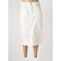 STREET ONE - Jupe mi-longue beige en coton - Femme - Taille 42 - Modz