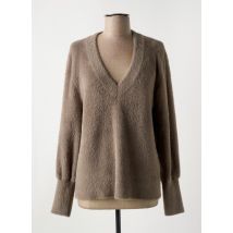 RINO & PELLE - Pull marron en polyamide - Femme - Taille 40 - Modz