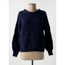 ICHI - Pull bleu en polyester - Femme - Taille 40 - Modz