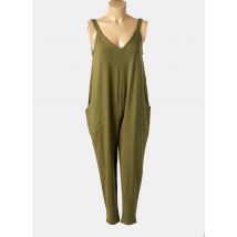 WHITE STUFF - Combi-pantalon vert en coton - Femme - Taille 42 - Modz