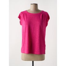 STREET ONE - T-shirt rose en polyester - Femme - Taille 38 - Modz