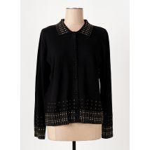 LEO & UGO - Gilet manches longues noir en viscose - Femme - Taille 46 - Modz