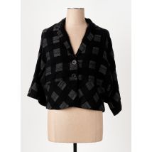 GERSHON BRAM - Gilet manches longues noir en viscose - Femme - Taille 36 - Modz