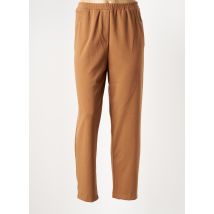 FRANCK ANNA - Jogging marron en polyester - Femme - Taille 50 - Modz