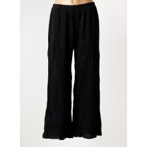 FRANCK ANNA - Pantalon large noir en polyester - Femme - Taille 44 - Modz