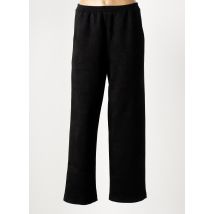 FRANCK ANNA - Pantalon large noir en polyester - Femme - Taille 46 - Modz