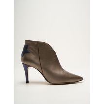 CRÉATIS - Bottines/Boots or en cuir - Femme - Taille 40 - Modz