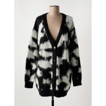 MALIPARMI - Gilet manches longues noir en acrylique - Femme - Taille 36 - Modz