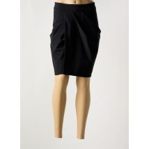 DONDUP - Jupe mi-longue noir en polyester - Femme - Taille 40 - Modz