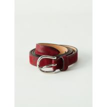 MARTINICA - Ceinture rouge en cuir - Femme - Taille 36 - Modz