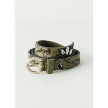 MARTINICA - Ceinture vert en cuir - Femme - Taille 40 - Modz