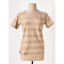 LE BOUDOIR D'EDOUARD - T-shirt marron en coton - Femme - Taille 42 - Modz