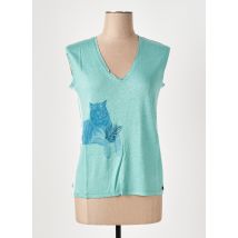 LE BOUDOIR D'EDOUARD - Débardeur vert en lin - Femme - Taille 38 - Modz