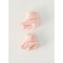 PETIT OH - Chaussons/Pantoufles rose en textile - Enfant - Taille TU - Modz