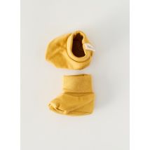PETIT OH - Chaussons/Pantoufles jaune en textile - Enfant - Taille TU - Modz