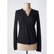 LE BOUDOIR D'EDOUARD - T-shirt noir en viscose - Femme - Taille 38 - Modz