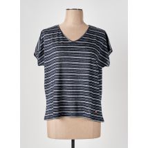 LE BOUDOIR D'EDOUARD - T-shirt bleu en lin - Femme - Taille 40 - Modz